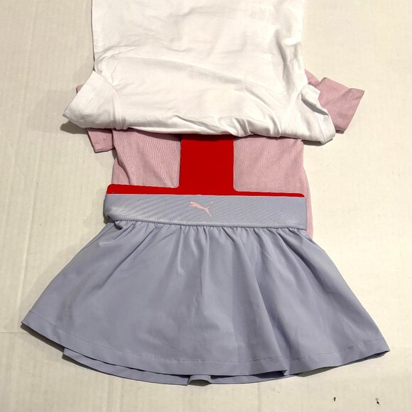 NWT Puma Kids' 3-piece Active Skort Set - Picture 3 of 4